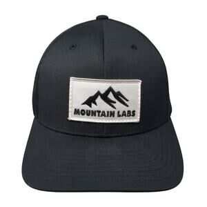 Mountain Labs Snapback Trucker Hat Black OS Adjustable Mesh Back Cap America
